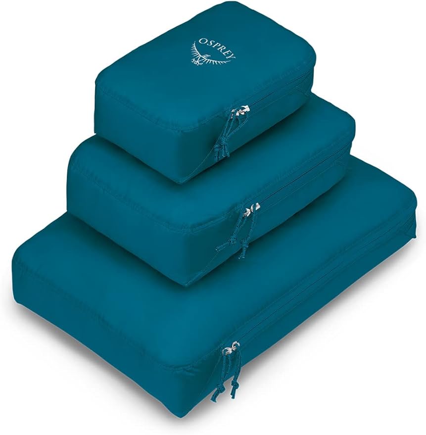 Osprey Ultralight Travel, Packing Cube Set, Waterfront Blue